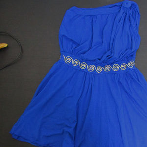 Dimitra Degleri One Shoulder Embroidered Top M